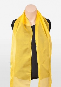 Sciarpa giallo chiffon