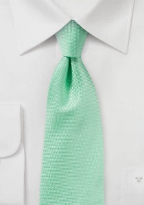 Cravatta a trama fine verde menta