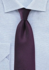 Krawatte zierlich texturiert violett