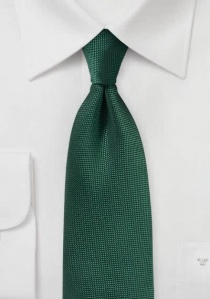 Cravatta a filigrana con texture verde scuro