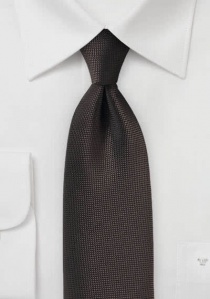 Cravatta in filigrana con texture marrone