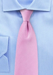 Cravatta business in filigrana rosa