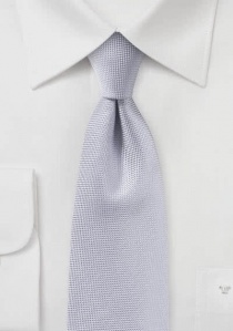 Cravatta business dalla texture delicata, grigio