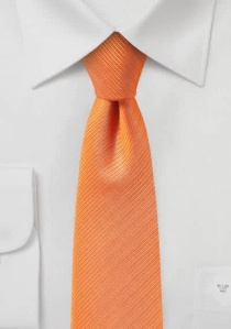 Cravatta struttura a righe arancione