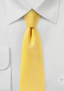 Cravatta business struttura a righe giallo