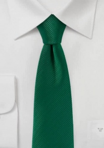 Cravatta struttura a righe verde scuro