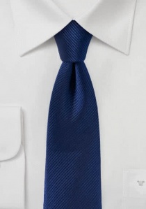 Cravatta struttura a righe blu navy