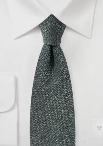 Cravatta in lana oliva