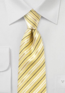 Cravatta righe giallo nero