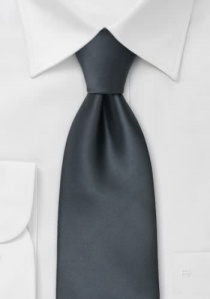 Elastico in vita cravatta business grigio scuro