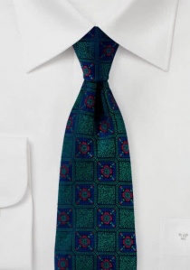 Emblemi di cravatte verde bottiglia