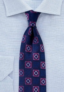 Emblemi per cravatte blu navy