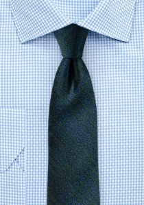 Cravatta business con struttura a reticolo blu